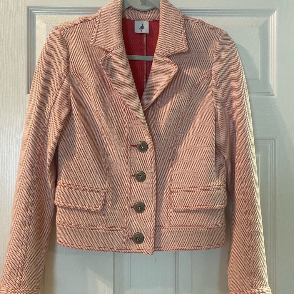 CAbi Amelia Knit Blazer Size Small EUC
